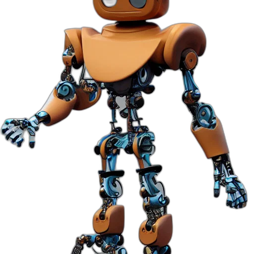 robot, animal, 3d render, concept art transparent PNG cut-out