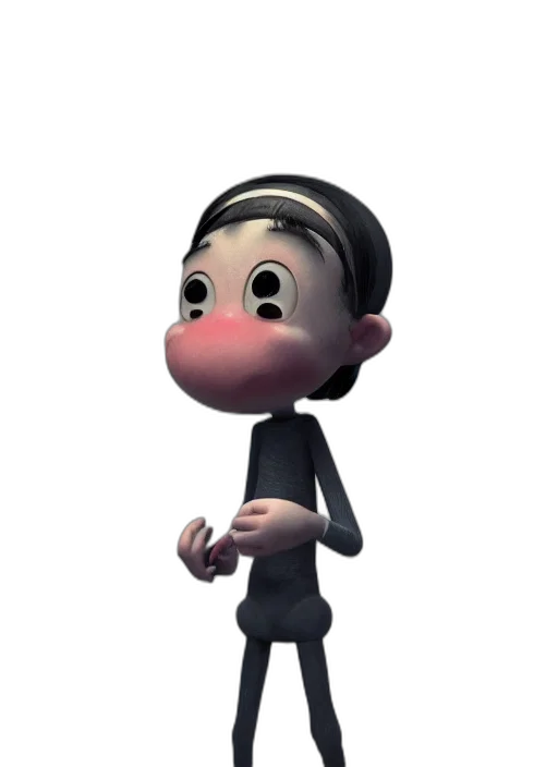staff, face, robot, creature transparent PNG cut-out