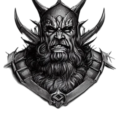 face, crown, staff, mask transparent PNG cut-out