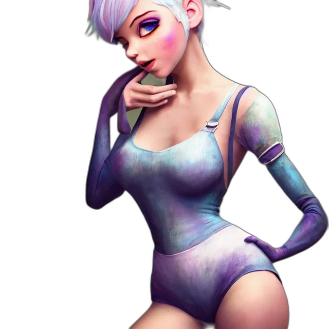 dress, robot, concept art, fantasy art transparent PNG cut-out