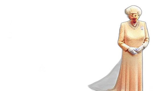 dress, crown, staff, concept art transparent PNG cut-out
