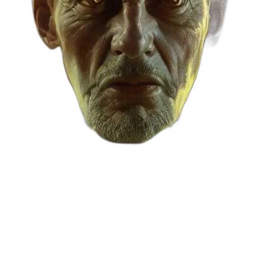 mask, face, staff, creature transparent PNG cut-out