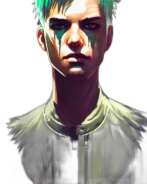 face, mask, staff, robot transparent PNG cut-out