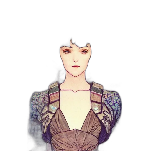 dress, jewelry, face, mask transparent PNG cut-out