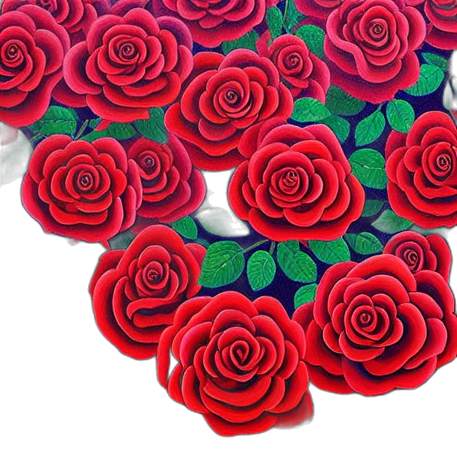 flower, jewelry, crown, red transparent PNG cut-out