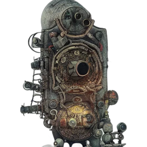 robot, weapon, car, face transparent PNG cut-out