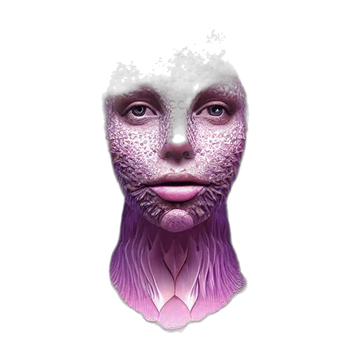 mask, face, creature, jewelry transparent PNG cut-out