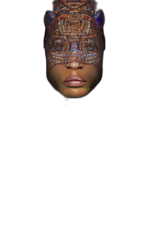 mask, face, crown, hat transparent PNG cut-out