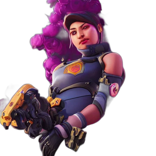 weapon, face, staff, jacket transparent PNG cut-out