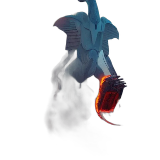 robot, dragon, creature, mask transparent PNG cut-out