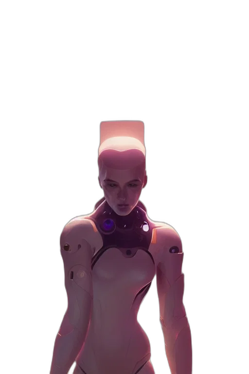 robot, dress, face, mask transparent PNG cut-out