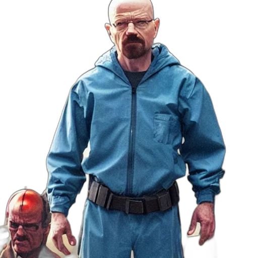 jacket, staff, weapon, face transparent PNG cut-out