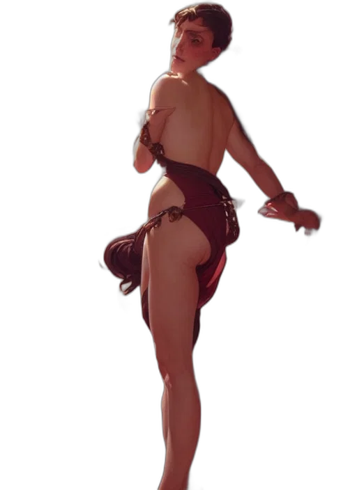 staff, dress, weapon, concept art transparent PNG cut-out