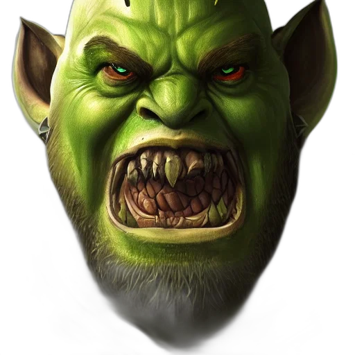 face, mask, staff, creature transparent PNG cut-out