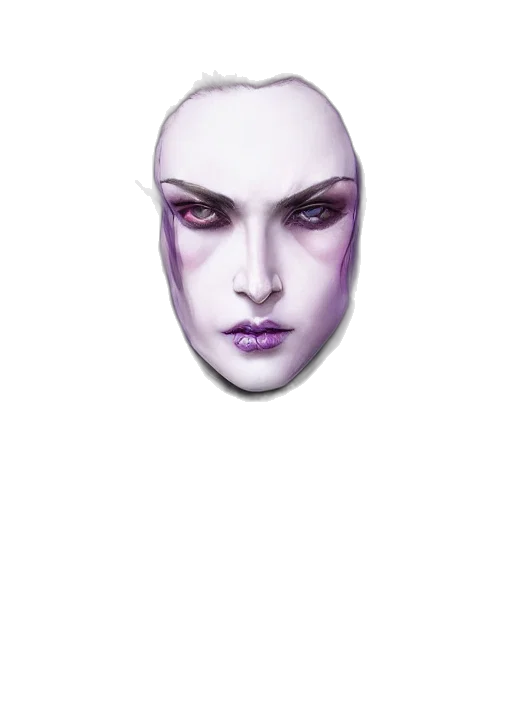 mask, face, creature, jewelry transparent PNG cut-out