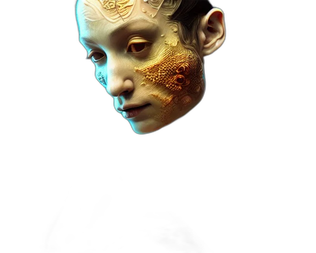 mask, face, robot, crown transparent PNG cut-out