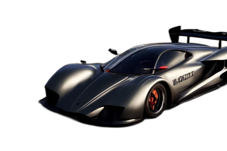 car, 3d render, concept art, photorealistic transparent PNG cut-out