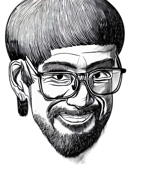 face, hair, staff, cartoon transparent PNG cut-out