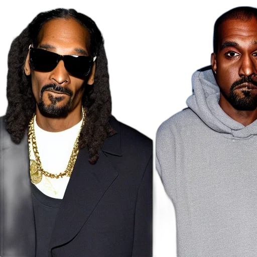 photo, snoop, dogg, kanye transparent PNG cut-out