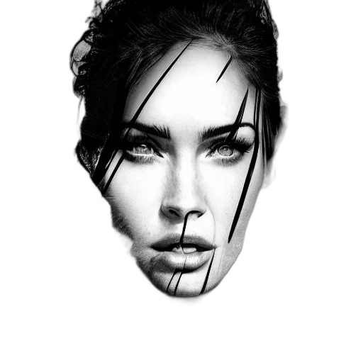 face, mask, jewelry, hair transparent PNG cut-out