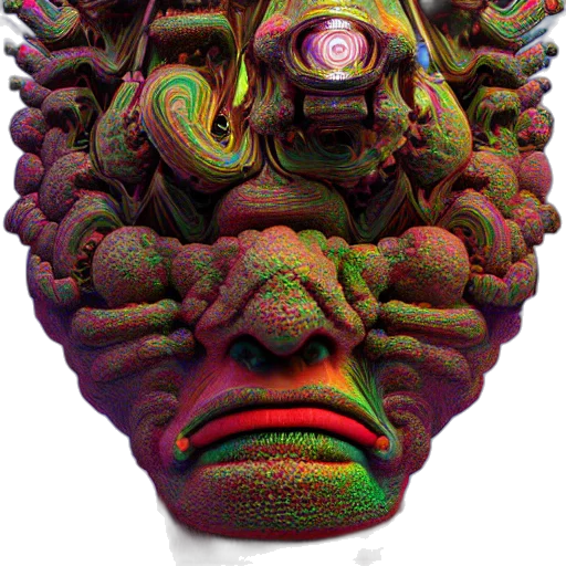 mask, face, creature, crown transparent PNG cut-out