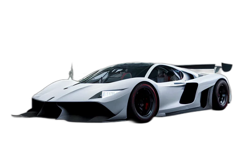car, weapon, photorealistic, 3d render transparent PNG cut-out