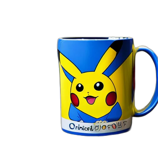 3d render, photorealistic, pixel art, pikachu-print transparent PNG cut-out