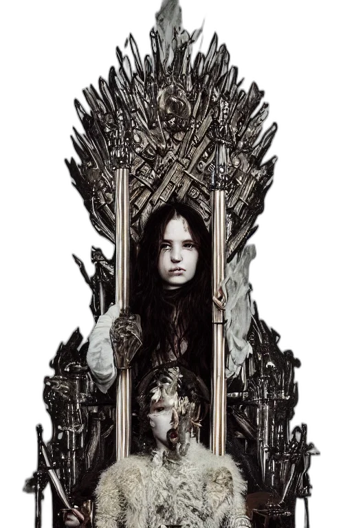 crown, sword, fantasy art, concept art transparent PNG cut-out