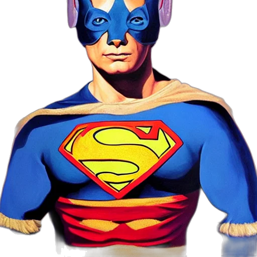 mask, comic book art, concept art, 3d render transparent PNG cut-out
