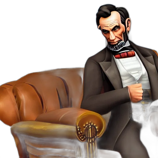 furniture, concept art, 3d render, comic book art transparent PNG cut-out