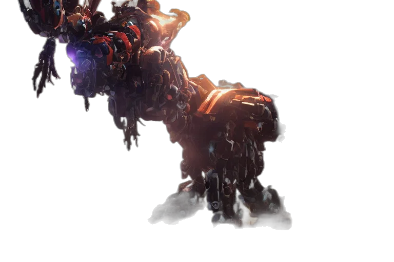 robot, dragon, weapon, creature transparent PNG cut-out