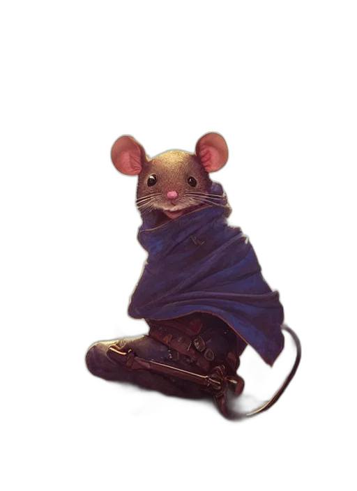 animal, creature, jacket, staff transparent PNG cut-out