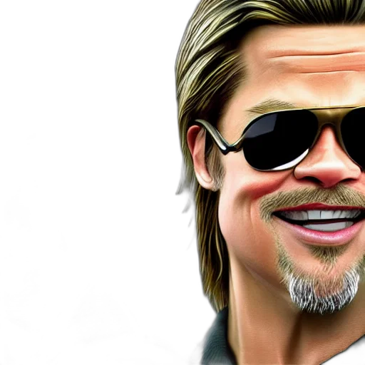 face, photorealistic, cartoon, 3d render transparent PNG cut-out