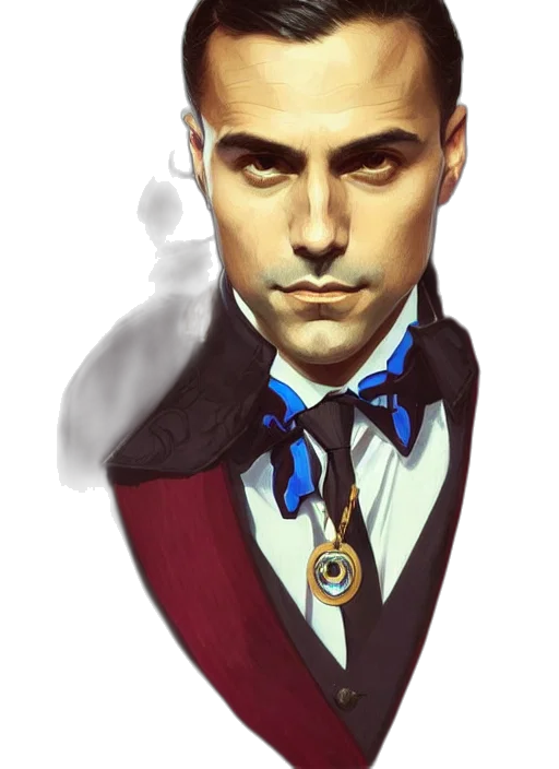face, concept art, fantasy art, photorealistic transparent PNG cut-out