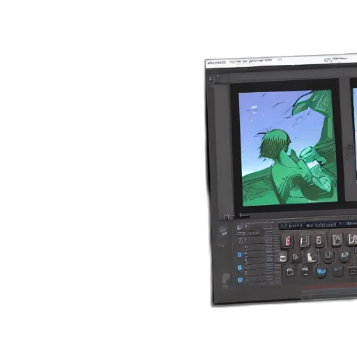 vaporwave, 3d render, cartoon, cyberpunk transparent PNG cut-out