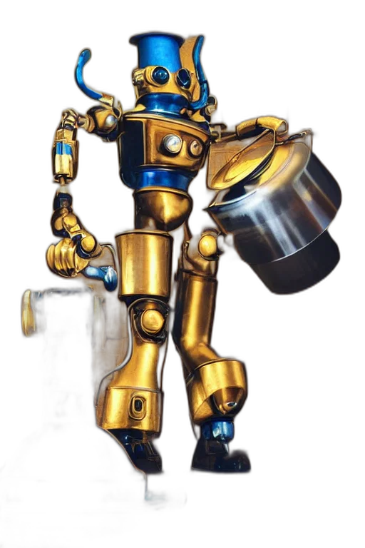 robot, weapon, staff, sword transparent PNG cut-out