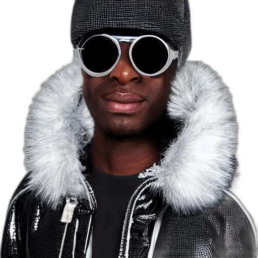 jacket, hat, face, mask transparent PNG cut-out