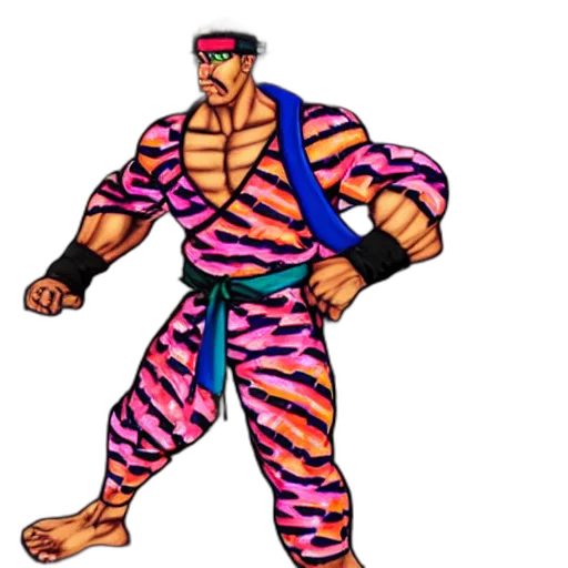 animal, pixel art, vaporwave, concept art transparent PNG cut-out