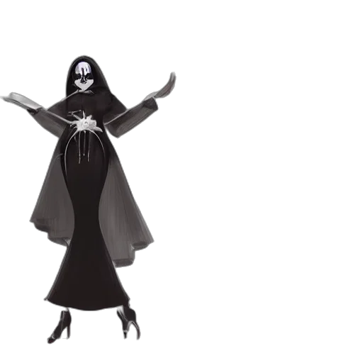 creature, dress, mask, concept art transparent PNG cut-out