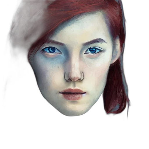 face, mask, crown, robot transparent PNG cut-out