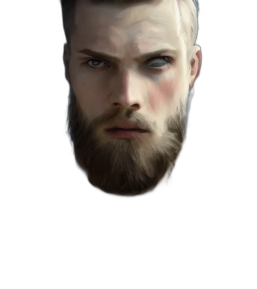 face, mask, creature, hair transparent PNG cut-out