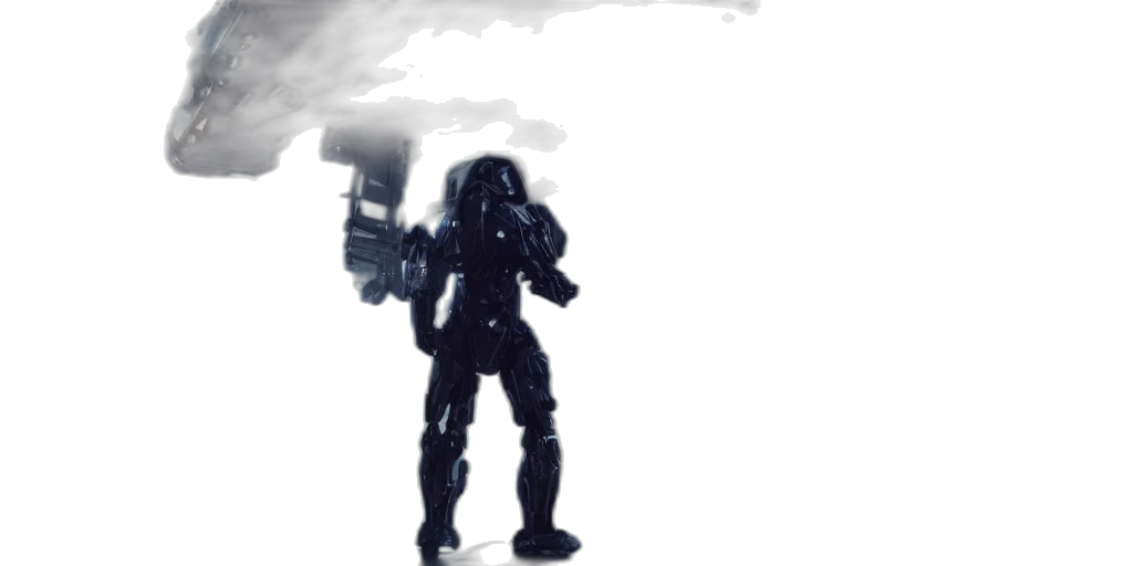 robot, weapon, creature, jacket transparent PNG cut-out