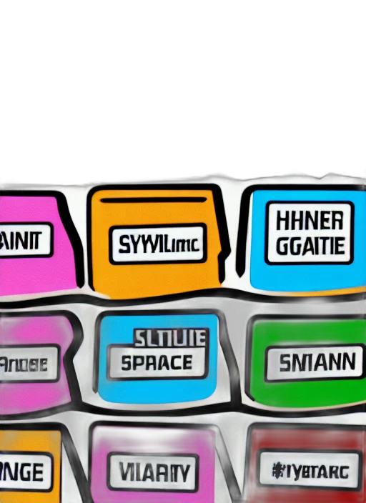 outer space, colorful, neon, monochrome transparent PNG cut-out