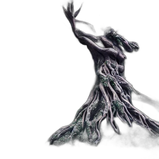 tree, creature, hair, dragon transparent PNG cut-out
