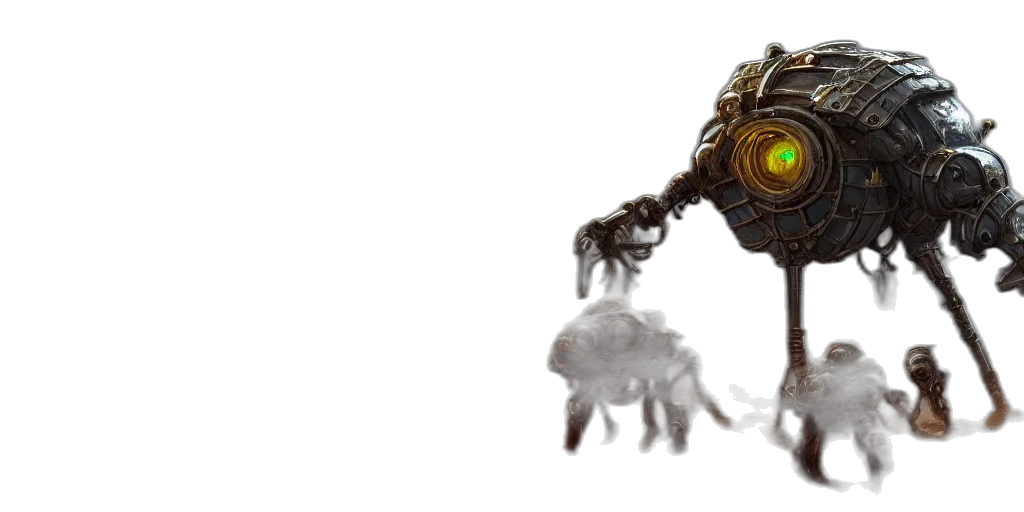robot, creature, weapon, animal transparent PNG cut-out