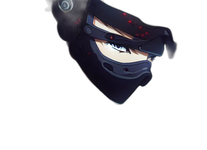 mask, face, hat, weapon transparent PNG cut-out