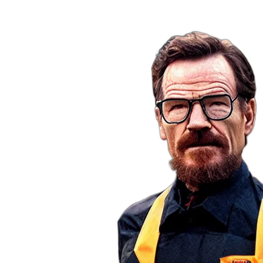 jacket, staff, face, robot transparent PNG cut-out