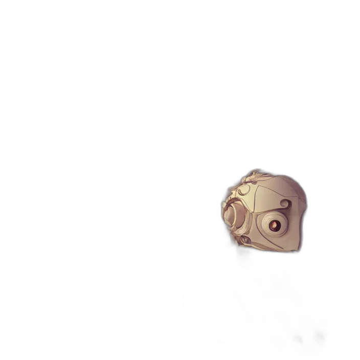 mask, creature, face, robot transparent PNG cut-out