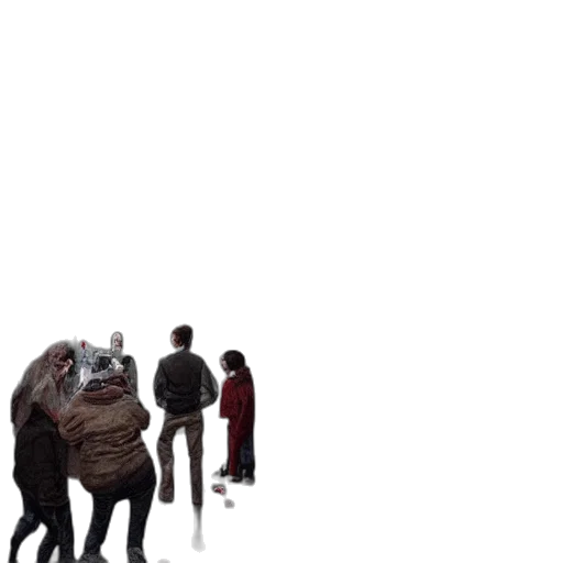 creature, animal, staff, jacket transparent PNG cut-out