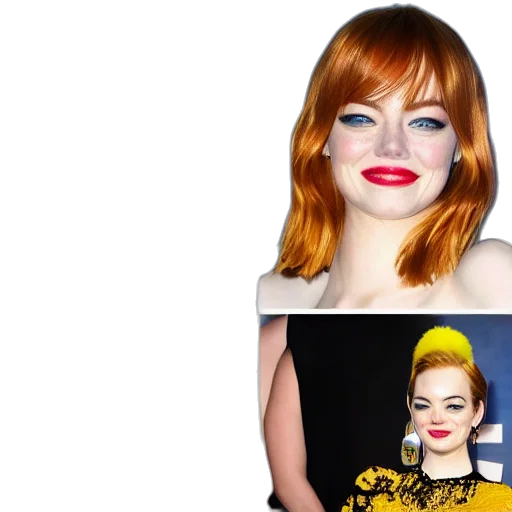dress, hair, photorealistic, emma transparent PNG cut-out